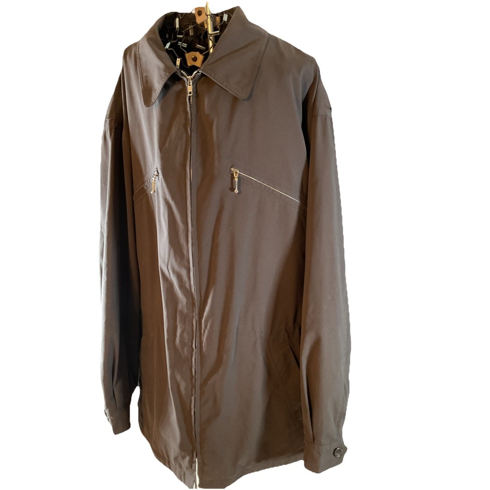 Geoffrey Beene Beige Men's Lightweight Casual‎ Zipper Jacket Size G/L
